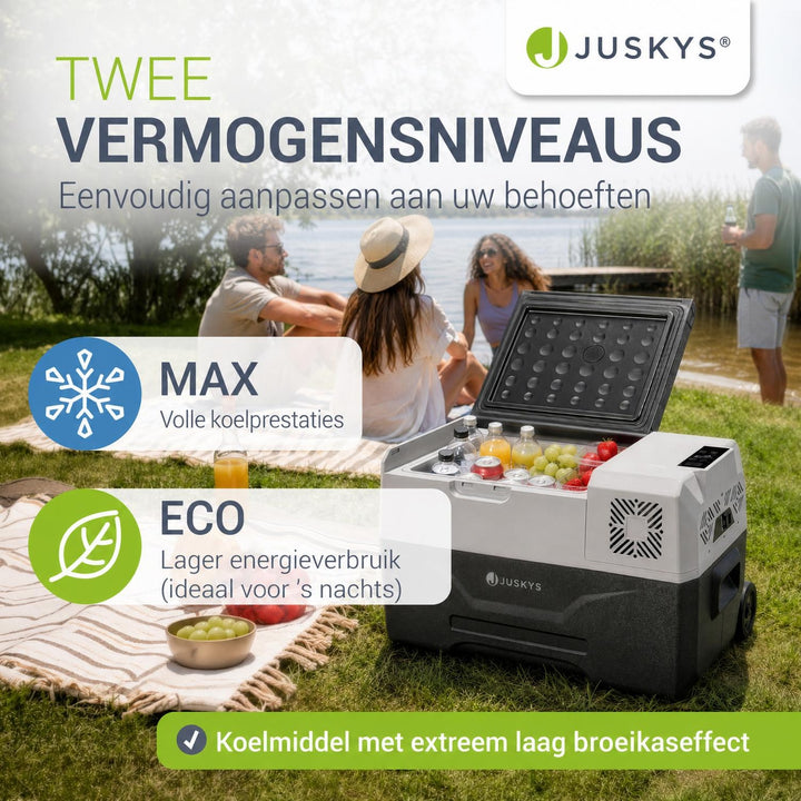 Compressor koelbox Yukon – 30 of 50 liter, koelt tot -20 °C