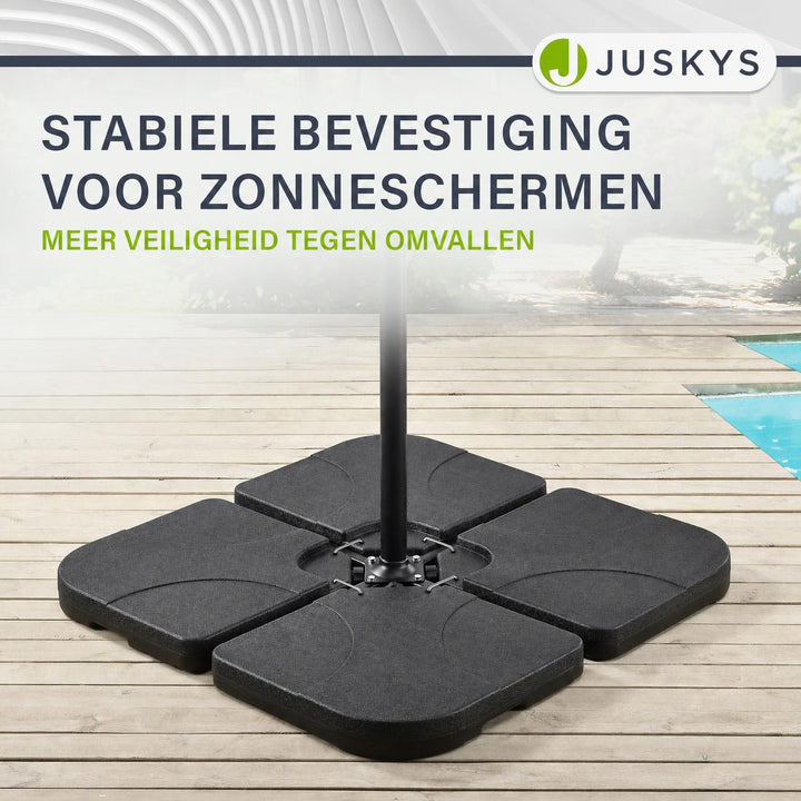 Paraplu gewicht 4er Set Quad