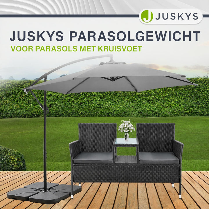 Paraplu gewicht 4er Set Quad