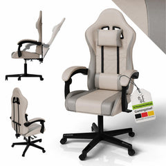 Gamestoel HyperSeat – kunstleer, verstelbare rugleuning, 120 kg