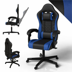 Gamestoel HyperSeat – kunstleer, verstelbare rugleuning, 120 kg