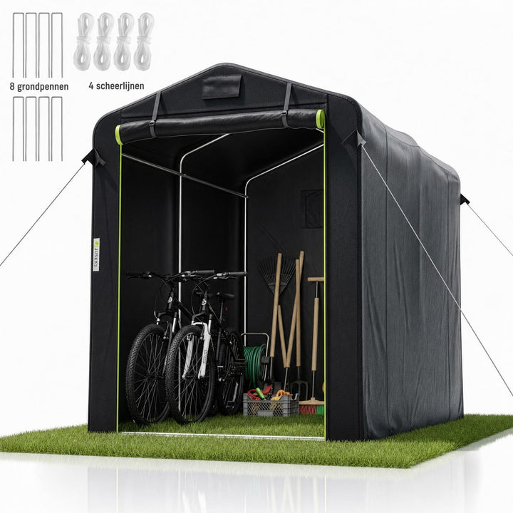 Opbergtent voor fietsen en tuingereedschap – maat S of M