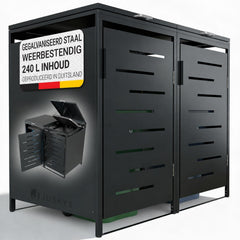 Containerombouw Arel – voor 2, 3 of 4 containers, afsluitbaar