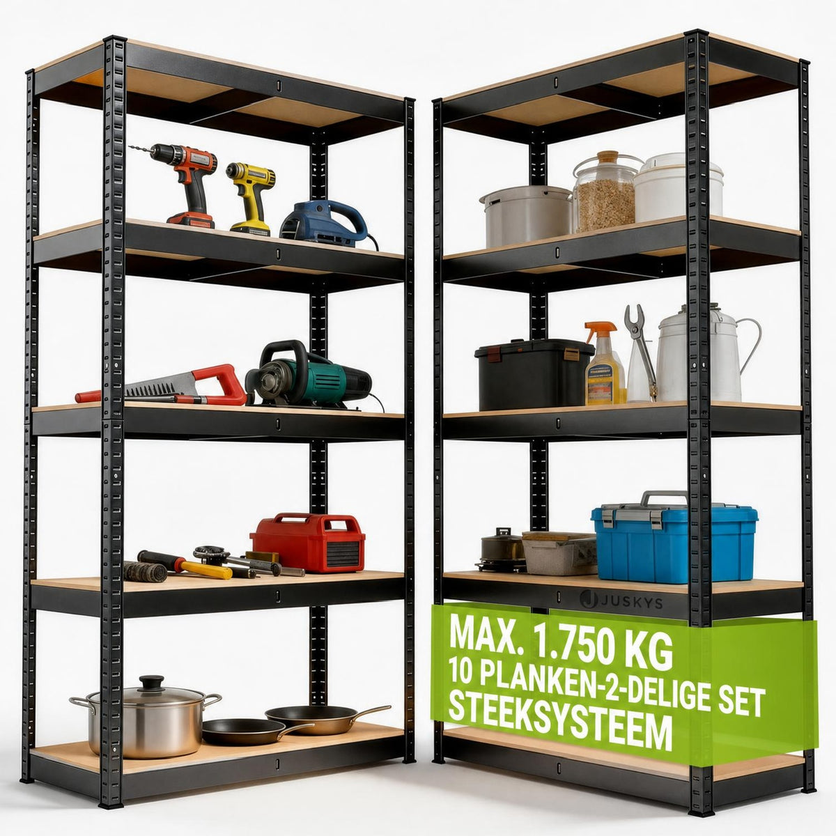 Stellingkast Basic 180 x 90 x 40 cm