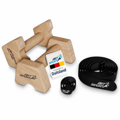 Houten parallettes – push-up steunen voor calisthenics