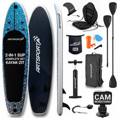 Supboard Beach Rocker – opblaasbaar met kajakzitting, tot 150 kg