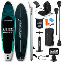 Supboard Beach Rocker – opblaasbaar met kajakzitting, tot 150 kg