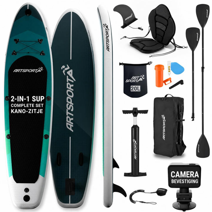 Supboard Beach Rocker – opblaasbaar met kajakzitting, tot 150 kg