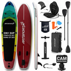 Supboard Beach Rocker – opblaasbaar met kajakzitting, tot 150 kg
