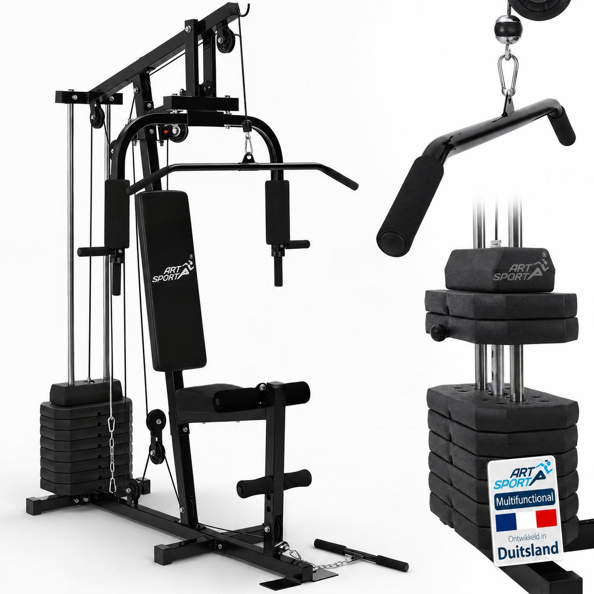 Krachtstation ProfiGym 2000 – voor complete training thuis