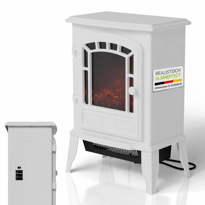 Elektrische haard 2000 W – vlameffect, 2 verwarmingsstanden