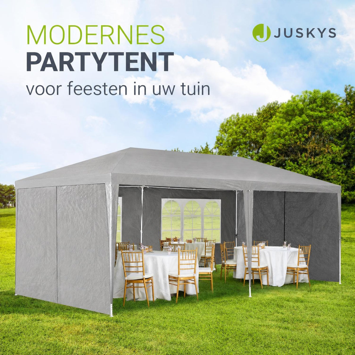Partytent 3 x 6 m