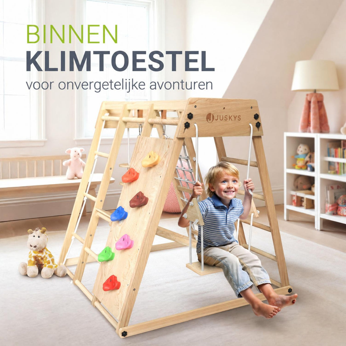 Indoor klimrek voor kinderen