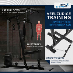 Krachtstation ProfiGym 2000 – voor complete training thuis