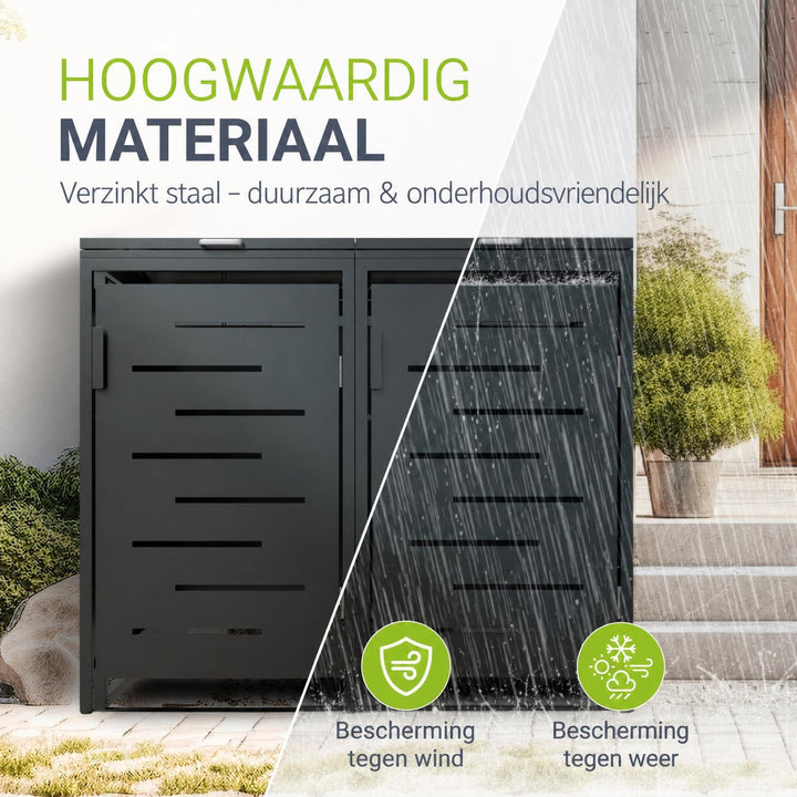Containerombouw Arel – voor 2, 3 of 4 containers, afsluitbaar