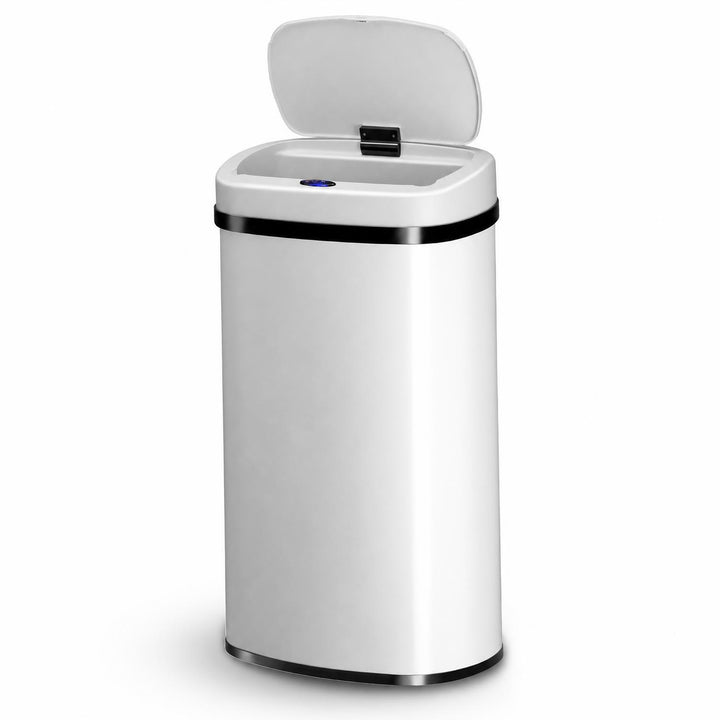 Sensor prullenbak 50 liter – rechthoekig, automatisch deksel