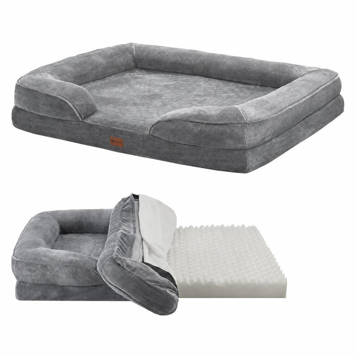 Hondenmand Sheena M 72x60 cm – met zijkussens, tot 22 kg