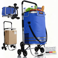 Boodschappentrolley met trapwielen – 56 liter, tot 30 kg