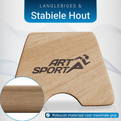 Houten parallettes – push-up steunen voor calisthenics