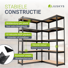 Stellingkast Basic 180 x 90 x 40 cm