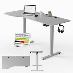 Bureau Office Stand 120x60 cm – elektrisch in hoogte verstelbaar