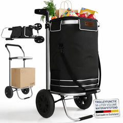 Boodschappentrolley 3-in-1 – 56 liter, draagvermogen 30 kg