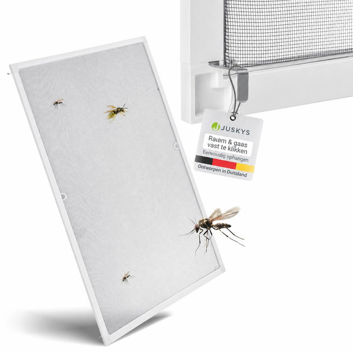 Raamhor met aluminium frame – insectenhor zonder boren