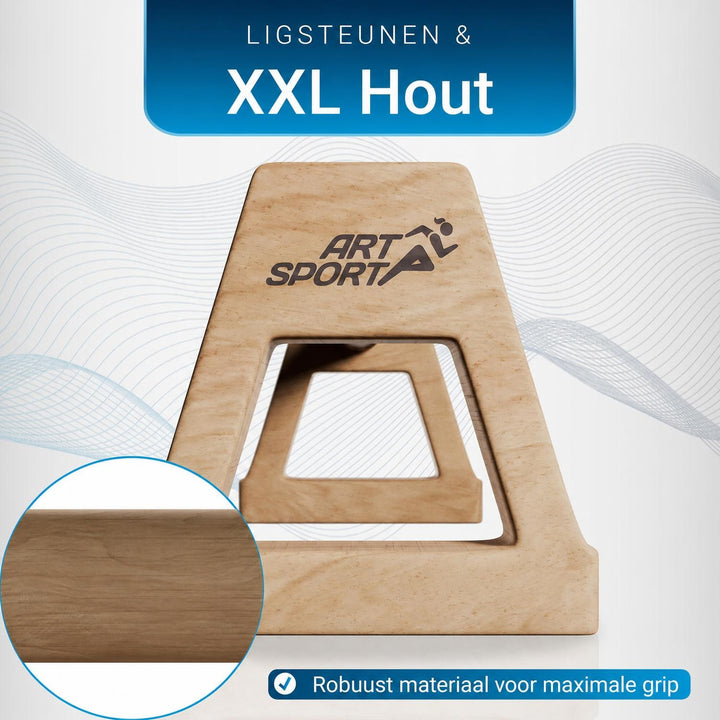 Houten parallettes – push-up steunen voor calisthenics