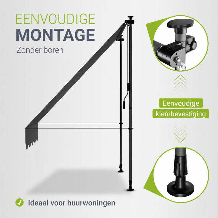 Klem luifel Kapstadt met handslinger