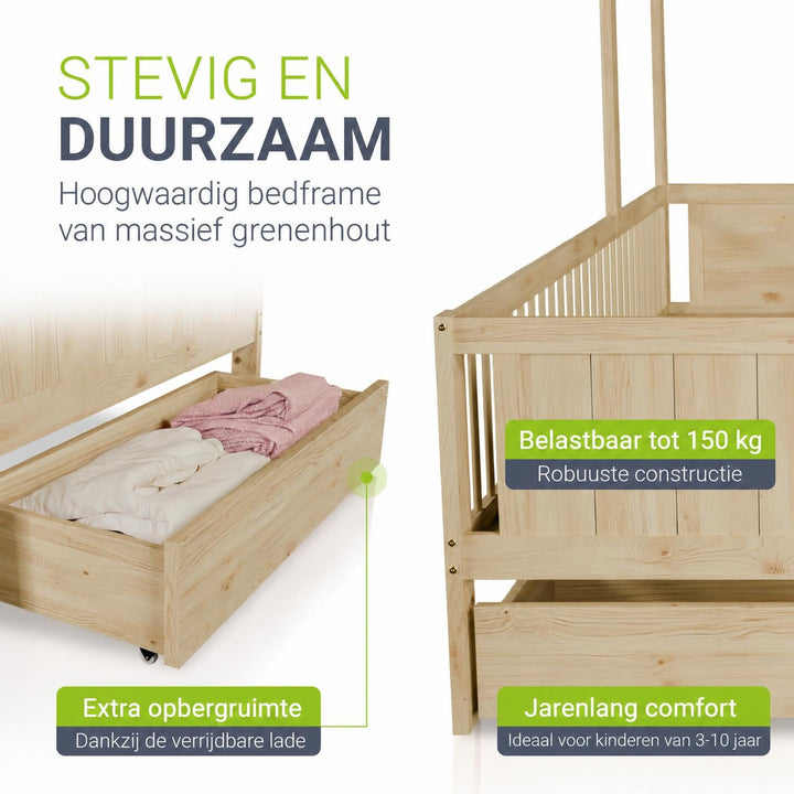 Kinderbed Yari – speels design voor de kinderkamer