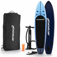 Supboard Beach Rocker – opblaasbaar, complete set met peddel