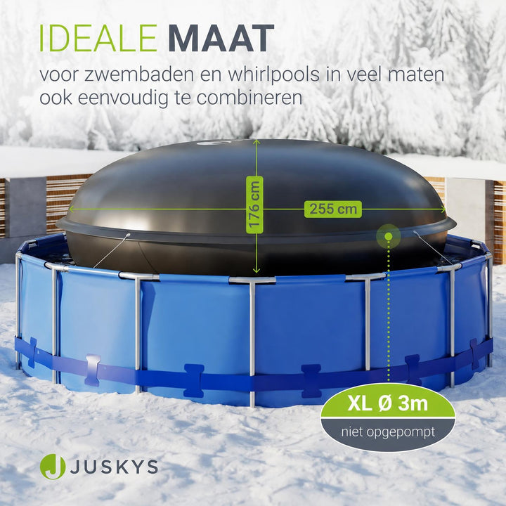 Opblaasbaar zwembadkussen – winterafdekking, meerdere maten