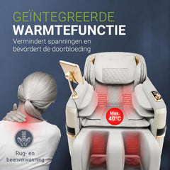 Massagestoel Naxos – 5 programma's, warmte en bluetooth
