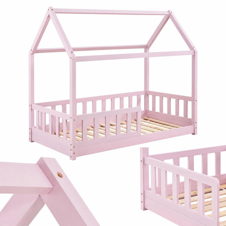 Kinderbed Marli 80x160 cm – huisbed met uitvalbeveiliging