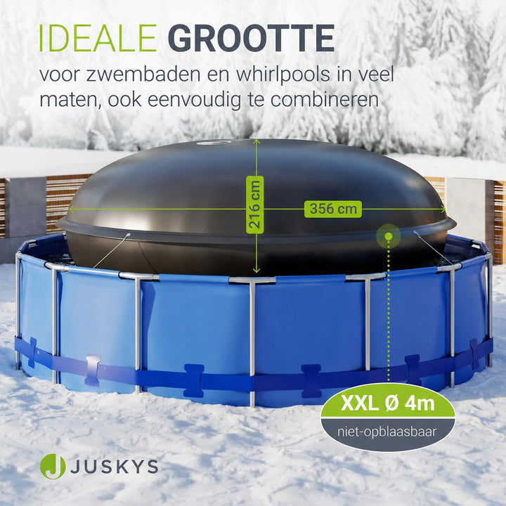 Opblaasbaar zwembadkussen – winterafdekking, meerdere maten