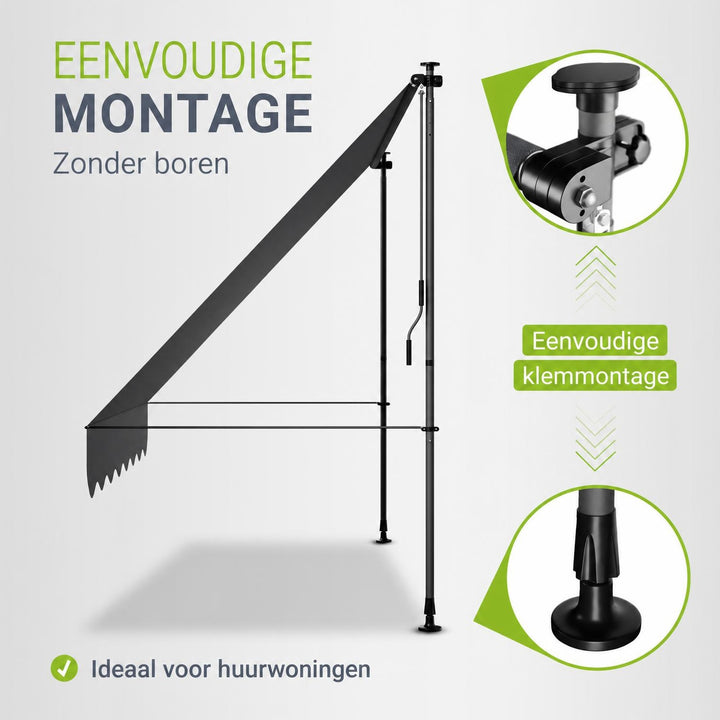 Klem luifel Kapstadt met handslinger