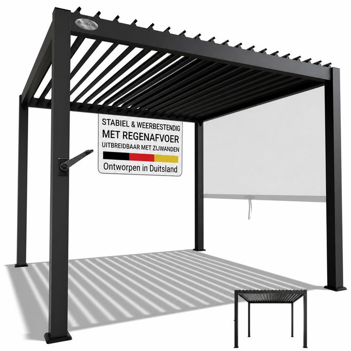 Pergola Tahiti met lamellendak