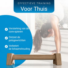 Houten parallettes