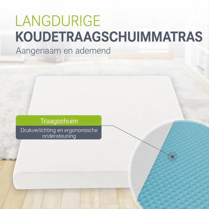 Koudschuim matras hardheidsgraad 3 – puntelastisch en luchtig