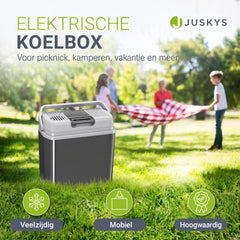 Elektrische koelbox Nordpol – 12V- en 230V-aansluiting