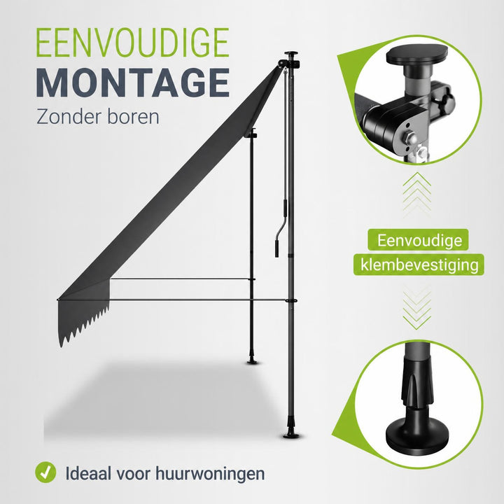 Klem luifel Kapstadt met handslinger