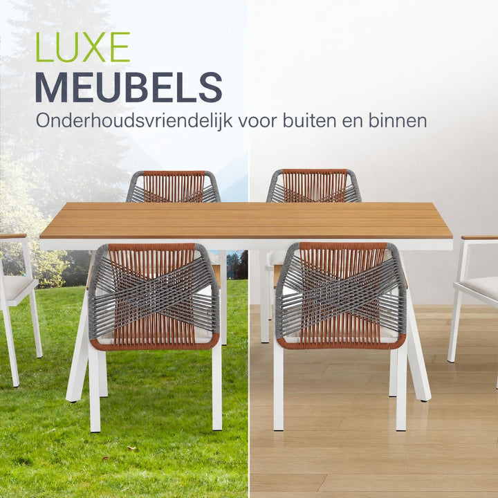 Tuinset Costa Rica – 6 personen, eettafel met 6 stoelen