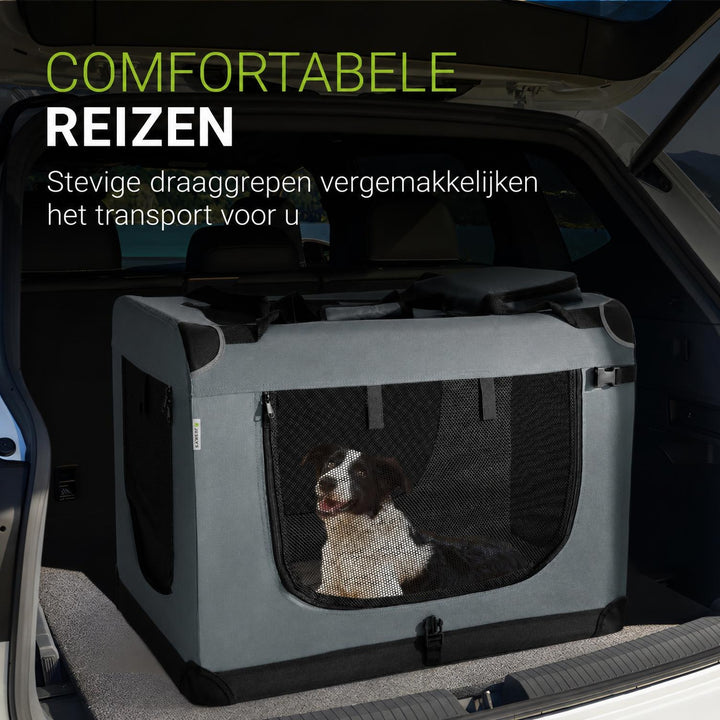 Hondenbench Lassie opvouwbaar – stof, maat S met draaggreep