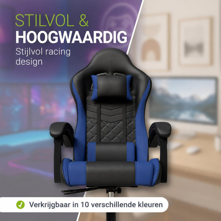 Gamestoel HyperSeat – kunstleer, verstelbare rugleuning, 120 kg