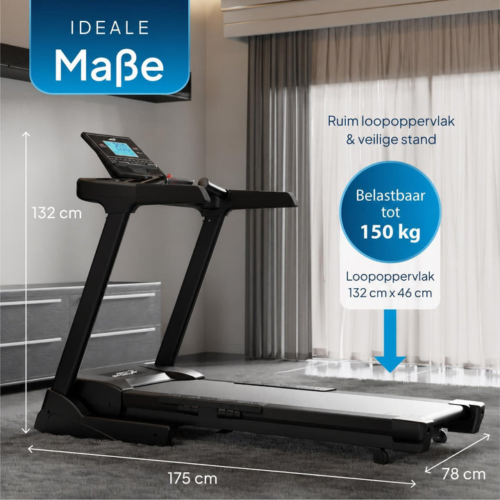 Loopband Speedrunner 6000 – inklapbaar, tot 20 km/u, 20 programma's