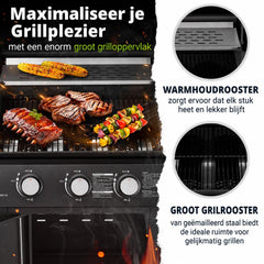 Gasbarbecue Louisiana – 3 branders, inclusief beschermhoes
