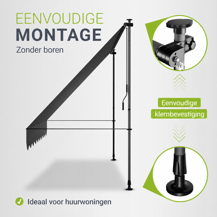 Klem luifel Kapstadt met handslinger