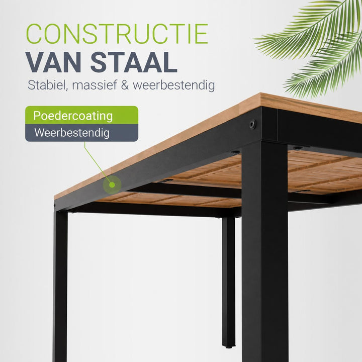 Acaciahouten tuinset Rhodos – 5-delig, voor 4 personen