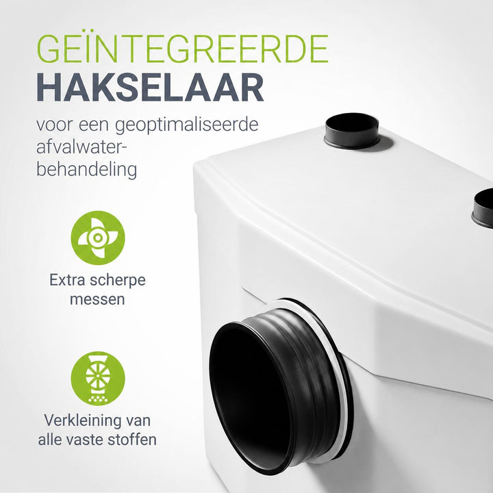 Vuilwaterpomp met versnijder 600 W – opvoerhoogte tot 7 m