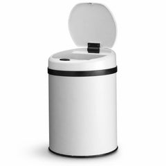 Ronde sensor prullenbak – automatisch deksel voor de keuken